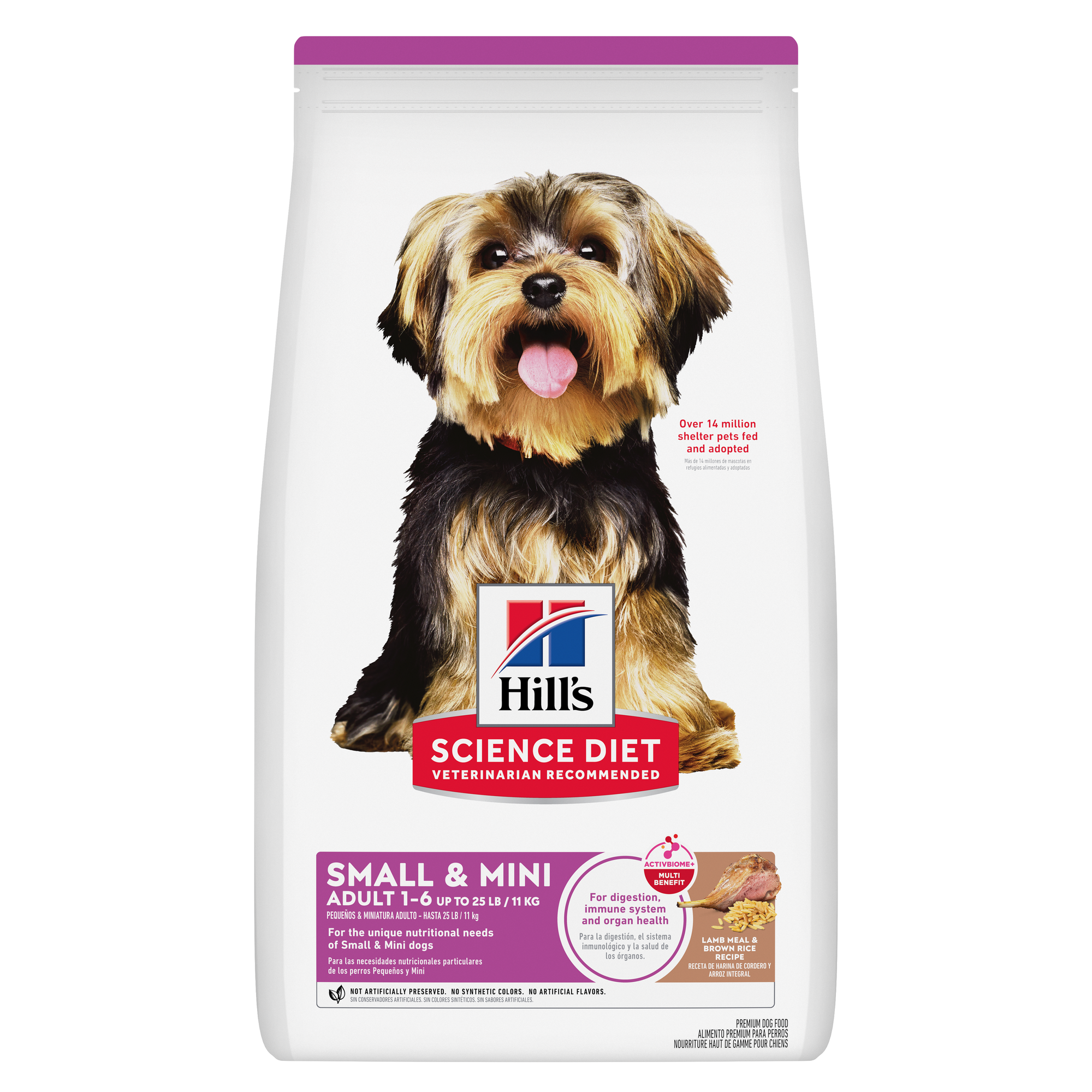 Alimento Seco para Perros Hills Science Diet Small & Mini Adult 1 a 6 Años Sabor Pollo 2,04 Kg