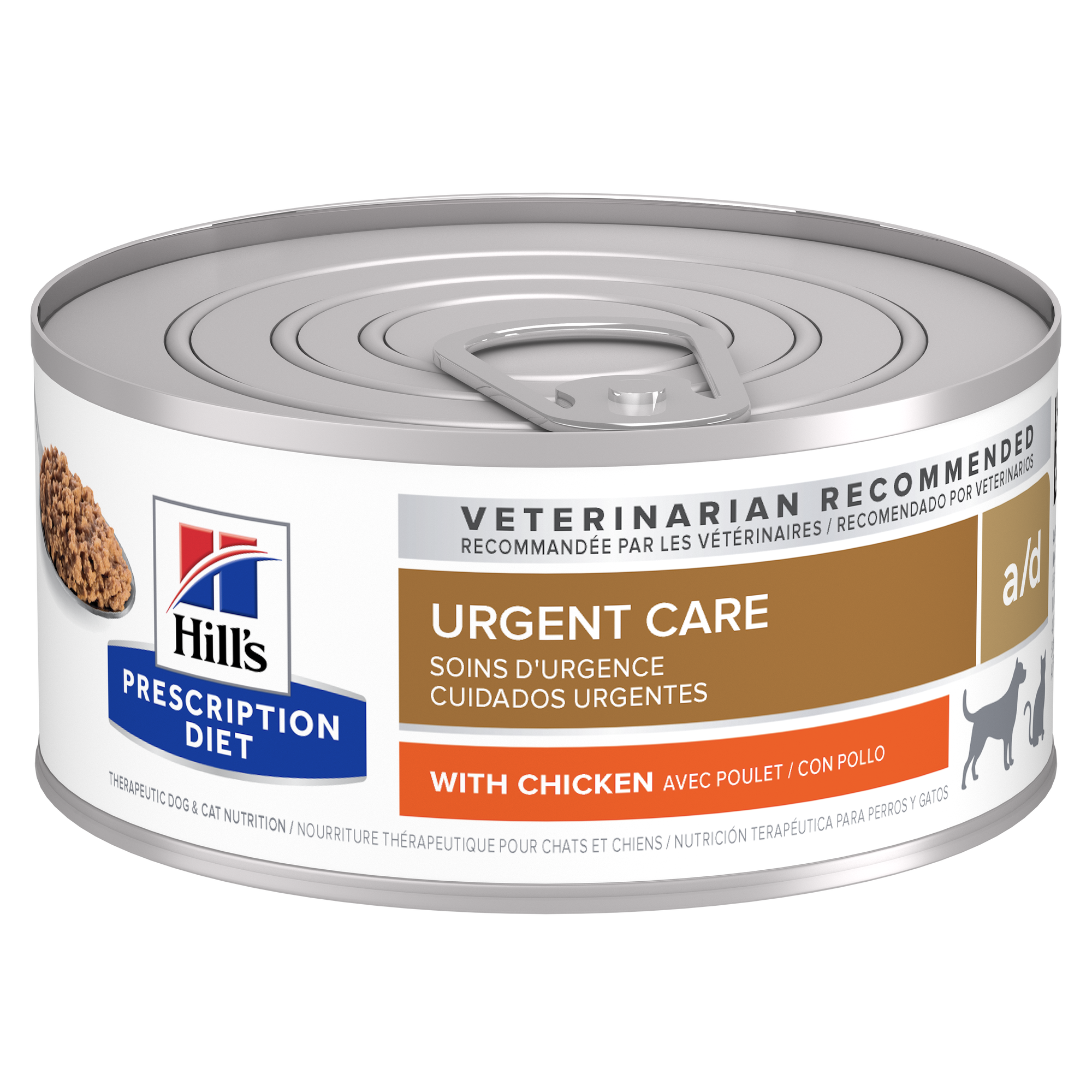 Alimento Húmedo para Perros y Gatos Hills Prescription Diet a/d Cuidado Urgente con Pollo 156 g