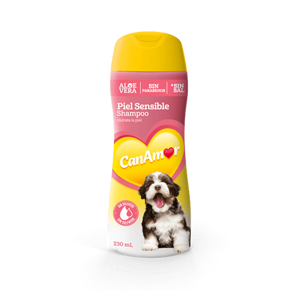 Shampoo para Perros de Piel Sensible CanAmor 230 mL