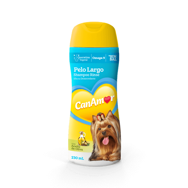 Shampoo para Perros de Pelo Largo CanAmor 230 mL