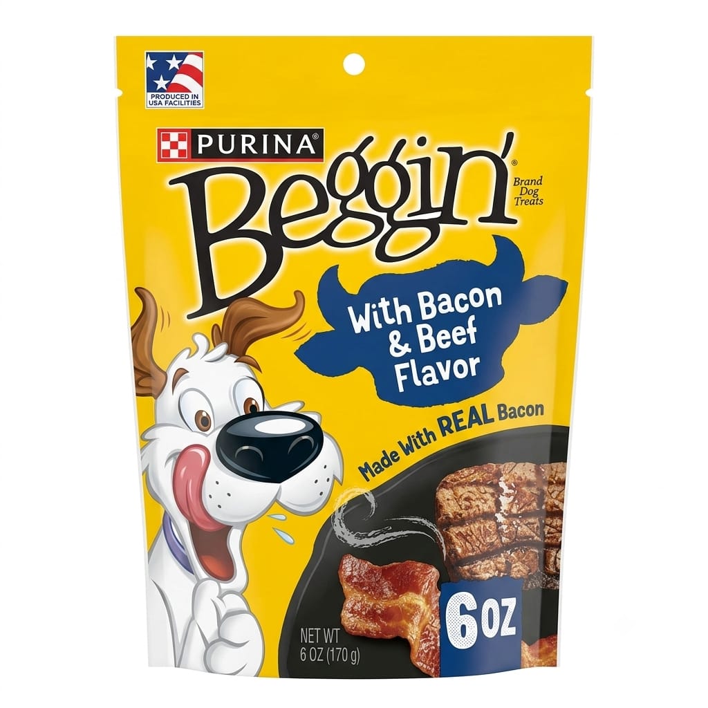 Snack para Perros Beggin Sabor Tocineta y Carne 170 g