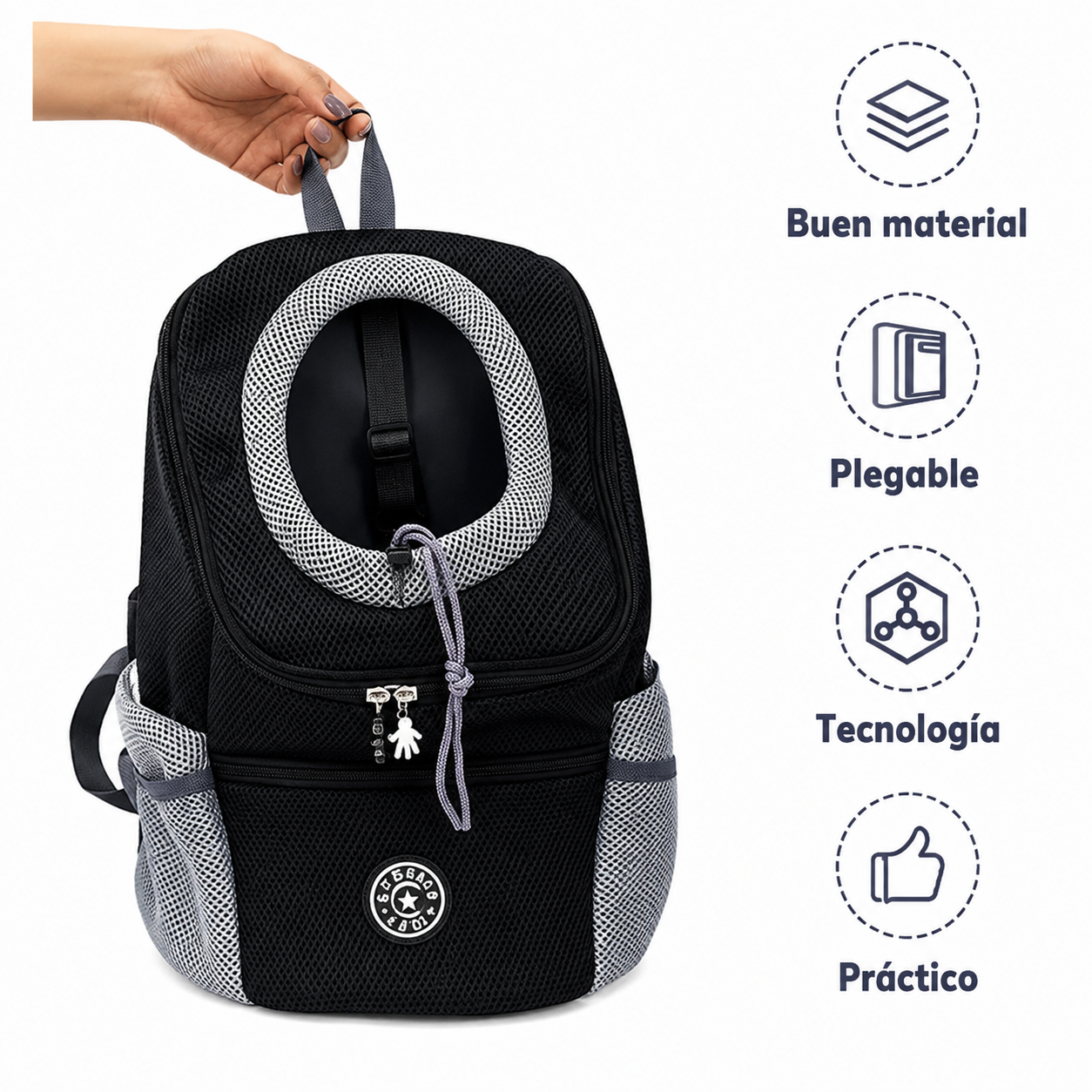 Bolso Transportador para Perros y Gatos Talla S 