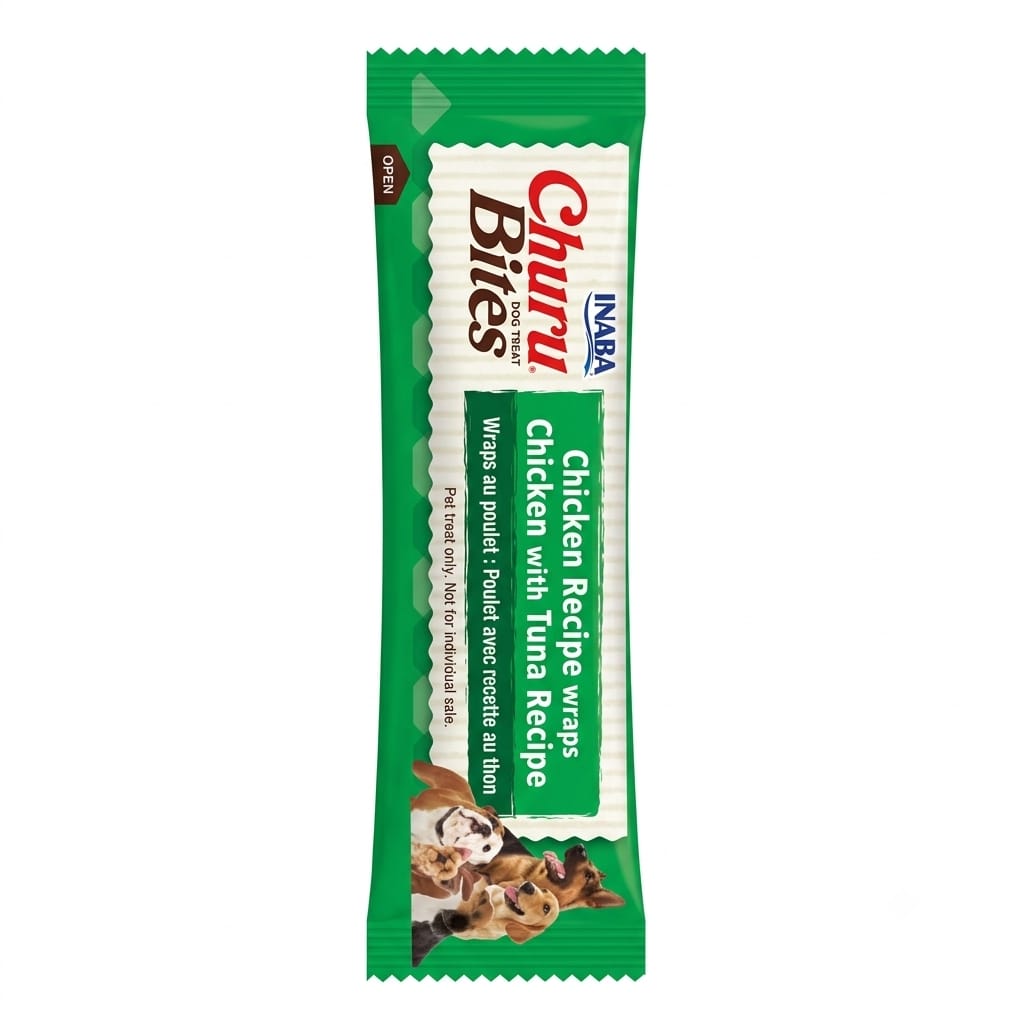 Snack para Perros Churu Bites Pollo con Atún Tubo 12 g