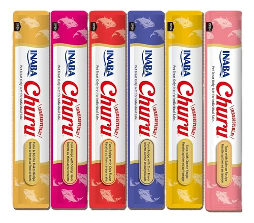 Snack Cremoso para Gatos Churu Sabores Variados 14 g