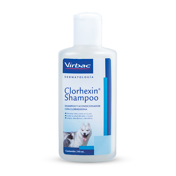 Shampoo para Perros y Gatos Clorhexin 240 mL
