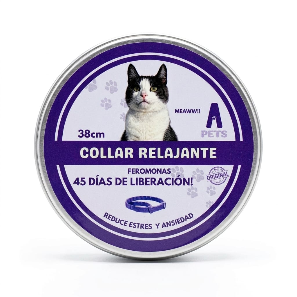 Collar Relajante para Gatos A Pets con Feromonas 38 cm 45 Días