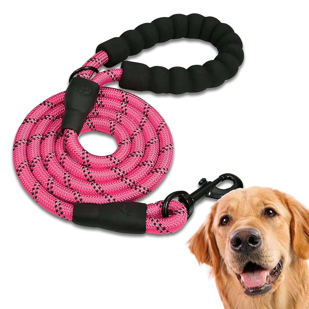 Correa para Perros con Mango Acolchado e Hilos Reflectantes 115 cm