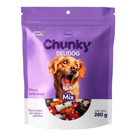 Snack para perros Chunky Delidog Mix 280 g