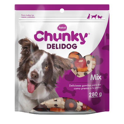 Snack para perros Chunky Delidog Mix 280 g