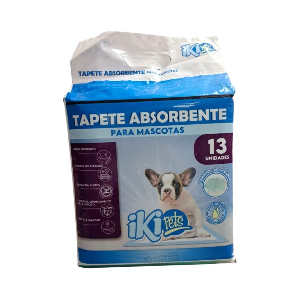 Tapetes absorbentes Iki Pets 13 Unidades