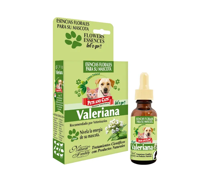Esencia Floral para Perros y Gatos Valeriana 25 mL