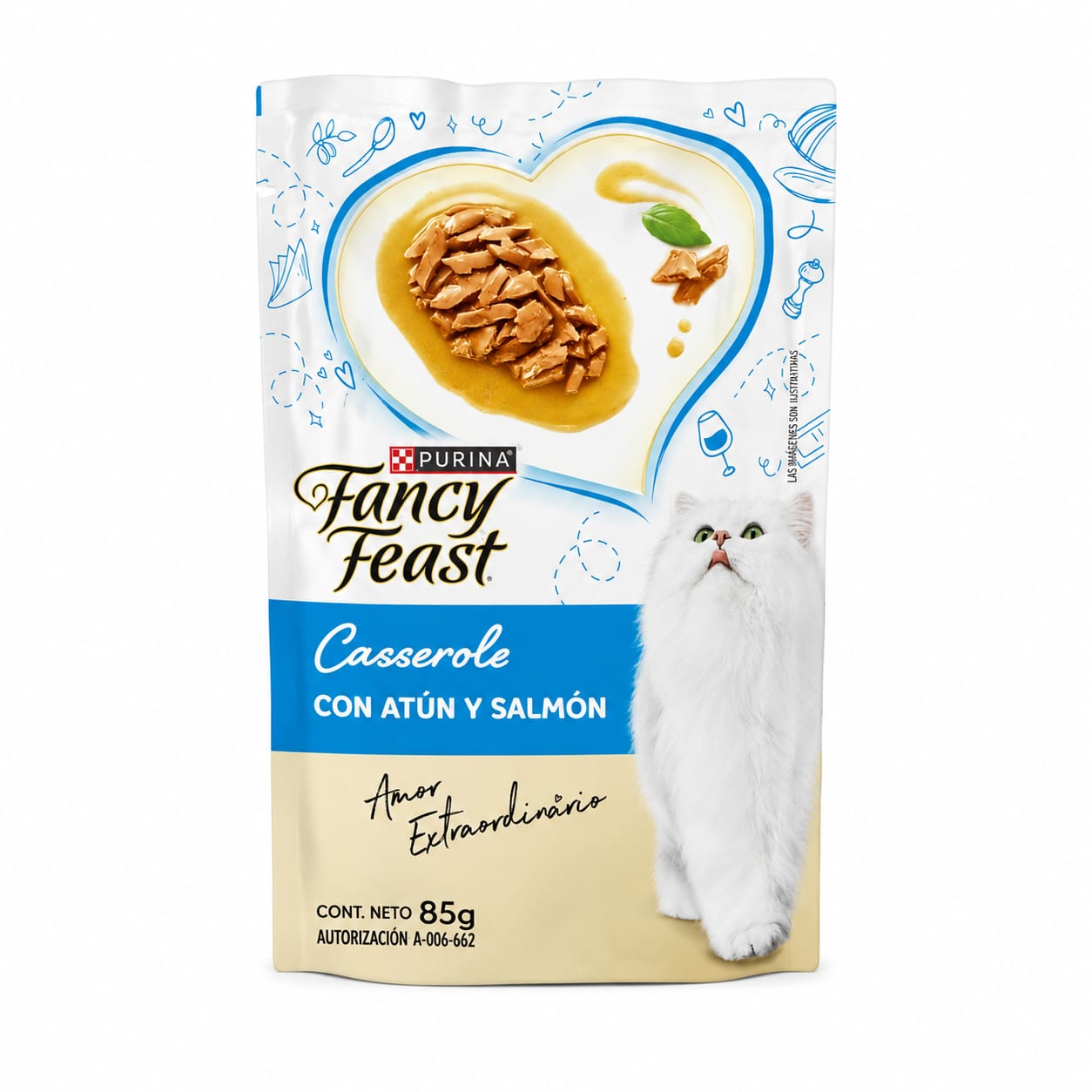 Fancy Feast Casserole con Atún y Salmón Alimento Húmedo para Gatos Adultos 85 g