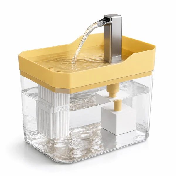 Fuente de Agua para Perros y Gatos con Canilla, Filtro y Alimentación USB