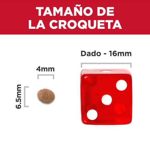 Alimento Seco para Perros Hills Science Diet Puppy Razas Pequeñas y Mini Sabor Pollo y Arroz Integral 2,04 Kg