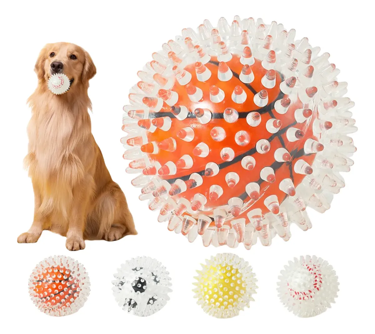 Pelota con Chuzos para Perros