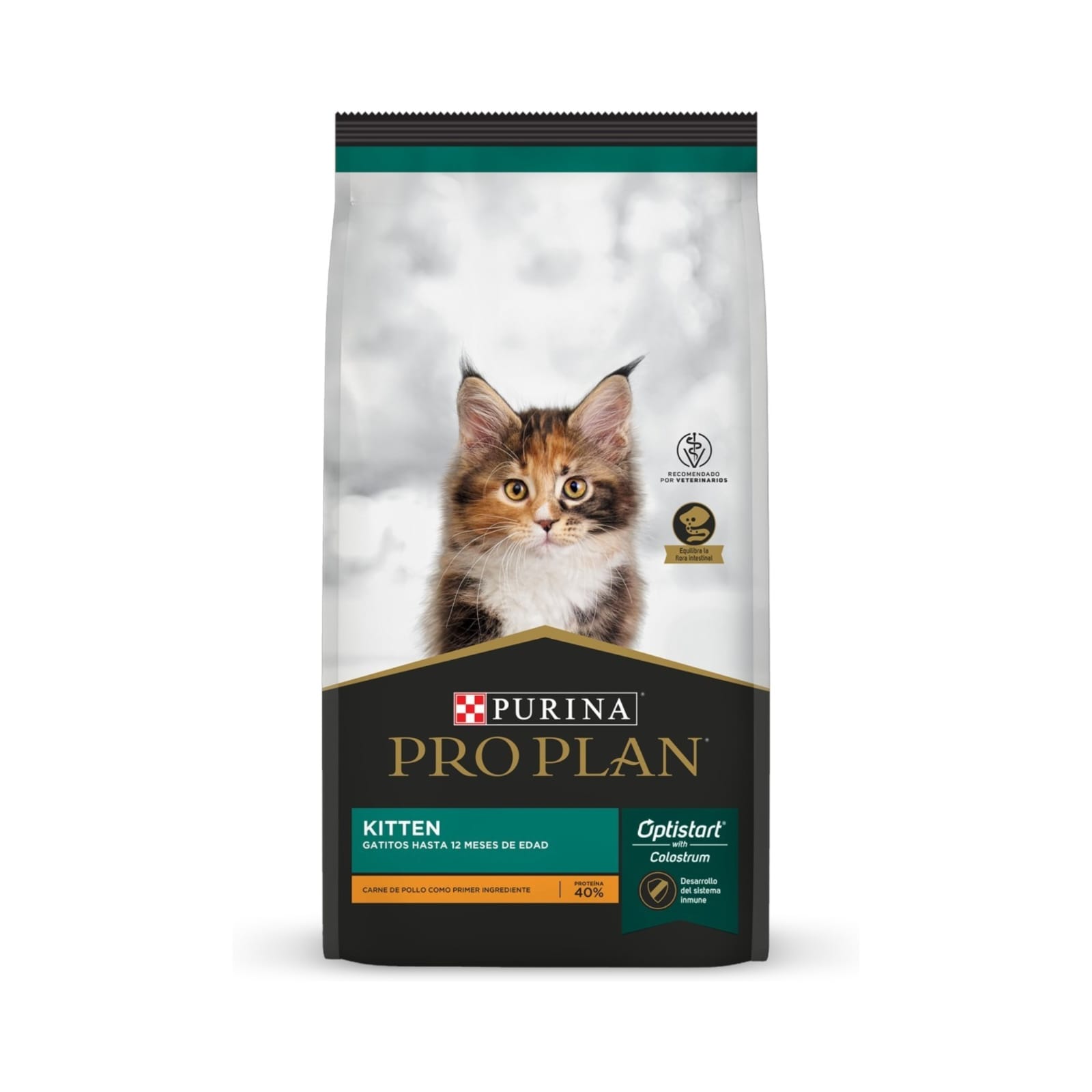 Alimento seco Purina Pro Plan Kitten con Optistart para gatos hasta 12 meses 1.5 kg
