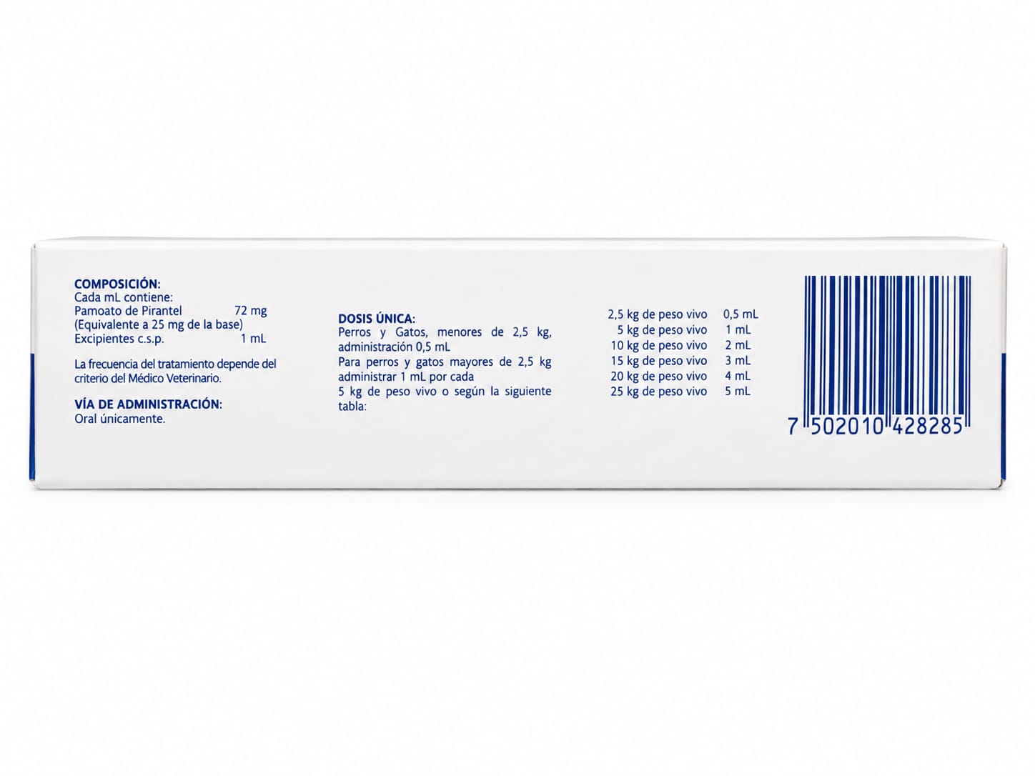Rondel Puppy antiparasitario interno para perros y gatos, suspensión oral 2 mL